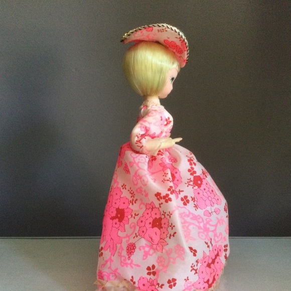 Vintage Bradley Big Eyed Victorian Stockinette  Doll - Picture 7 of 7